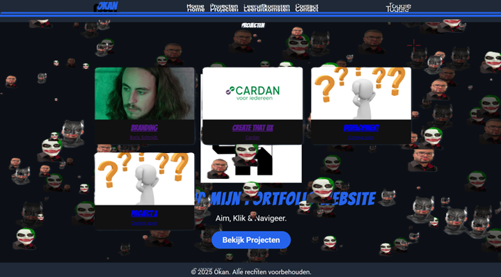 Projecten Pagina VOOR feedback