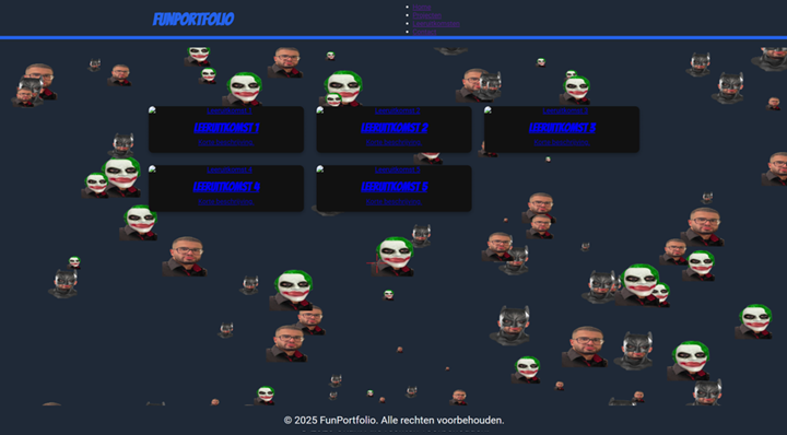 Leeruitkomsten Pagina VOOR feedback